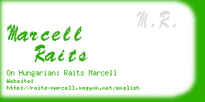 marcell raits business card